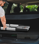 3.8m Telescopic Aluminum Ladder Single - Image 4