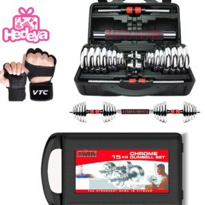 دامبل اوزان 15 كجم للياقة البدنية<br> <strong><span style="color: red"><br>قفازات التمرين هدية</strong></span>