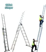 سلم تمديد 10م متعدد الأرتفاع ثلاث وصلات