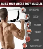 ⁦قضيب تمارين العقلةمتعدد الوظائف <BR><strong><span style="color: red;">لتمارين القوةواللياقة البدنيه</span></strong>⁩ - الصورة ⁦2⁩